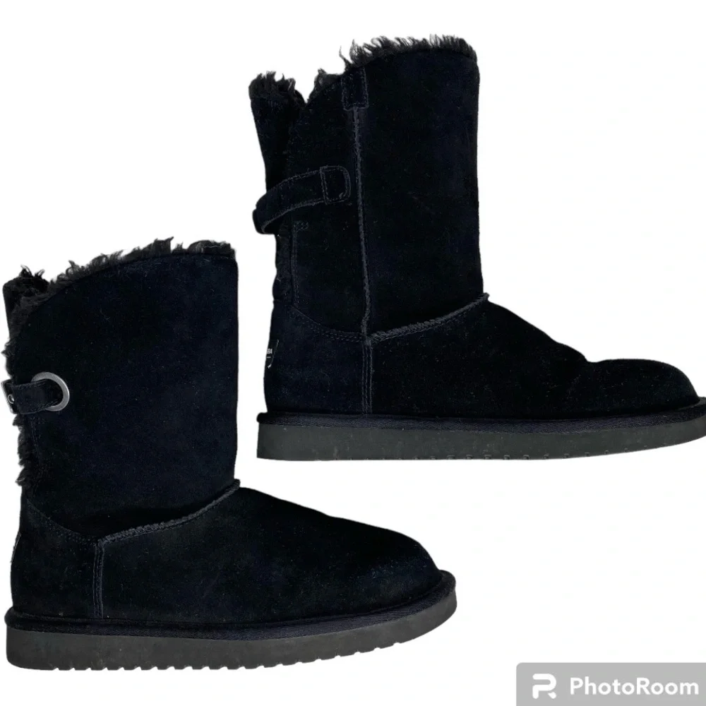 Koolaburra by UGG Remley Boots Size 8 Black Suede